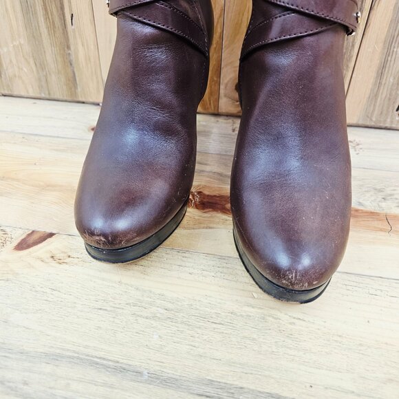 Cole Haan “Nike Air” Cara Tall Boot Chestnut Brown Size 7.5 - Picture 6 of 7